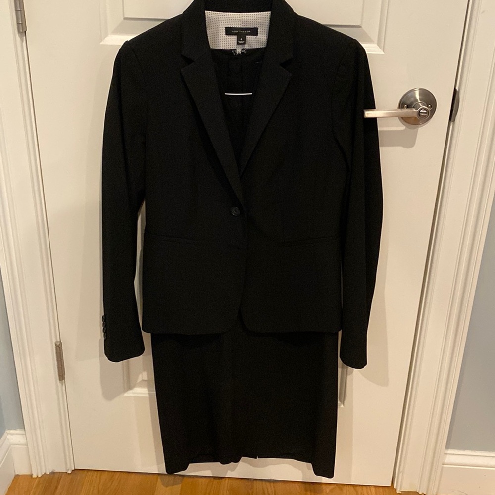Ann Taylor Black dress with Suit Jacket